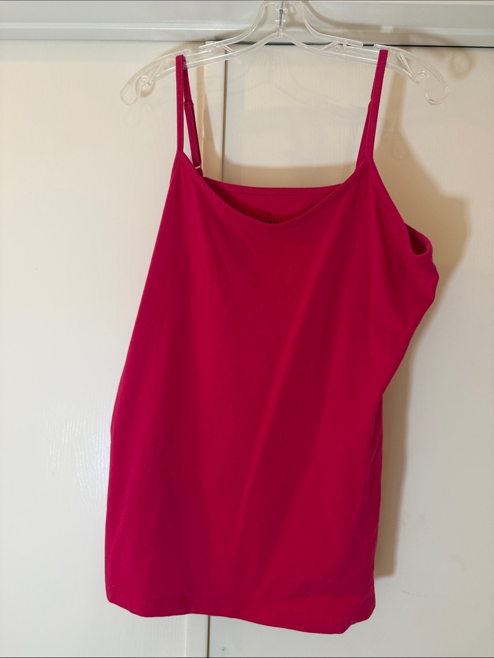 torrid Hot Pink Adjustable Strap Cami Tank